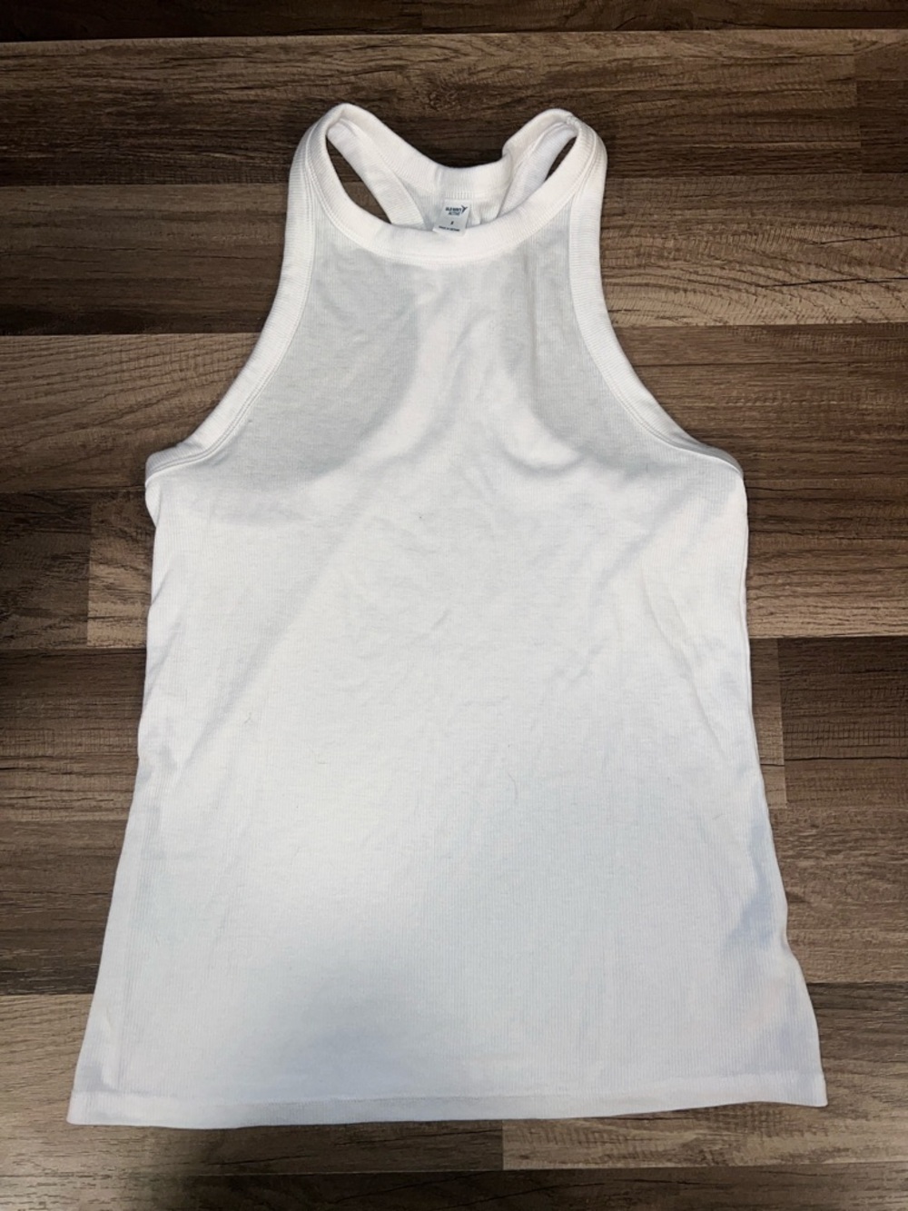 Old Navy White Racerback Tank Top